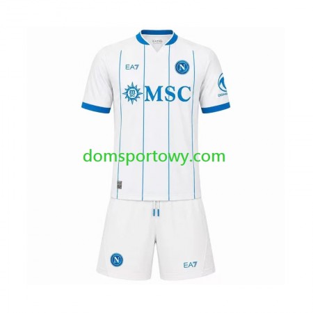 Koszulka SSC NAPOLI Dziecięcy Wyjazdowe Koszulki Piłkarskie 2026-2027 Krótki Rękaw